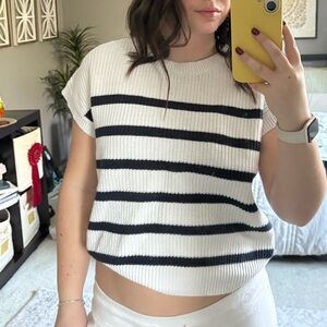 Striped Knit Top